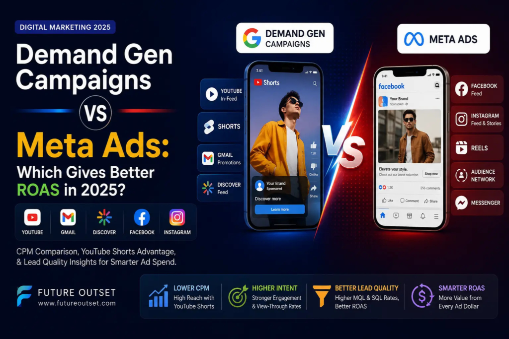Demand Gen Campaigns vs Meta Ads Which Gives Better ROAS in 2025